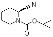 structure of CAS# 242459-44-5, (2S)-2-氰基-1-哌啶甲酸叔丁酯
