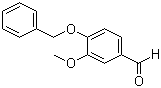 structure of CAS# 2426-87-1, 4-苄氧基-3-甲氧基苯甲醛