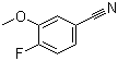 structure of CAS# 243128-37-2, 4-Fluoro-3-methoxybenzonitrile
