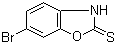 structure of CAS# 24316-84-5, 6-溴-2(3H)-苯并恶唑硫酮