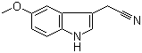 structure of CAS# 2436-17-1, 5-Methoxyindole-3-acetonitrile