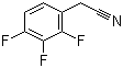 structure of CAS# 243666-13-9, 2,3,4-Trifluorophenylacetonitrile