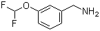 structure of CAS# 244022-71-7, 3-(Difluoromethoxy)benzylamine