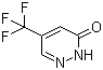 structure of CAS# 244268-34-6, 5-Trifluoromethyl-2H-pyridazine-3-one