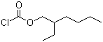 structure of CAS# 24468-13-1, 氯甲酸-2-乙基己酯