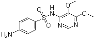 structure of CAS# 2447-57-6, 周效磺胺