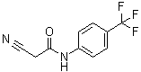 structure of CAS# 24522-30-3, 2-氰基-N-[4-(三氟甲基)苯基]乙酰胺