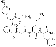 CAS # 245443-52-1, Glycyl-L-tyrosyl-L-prolylglycyl-L-lysyl-L-phenylalaninamide