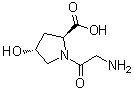 structure of CAS# 24587-32-4, (4R)-Glycyl-4-hydroxy-L-proline