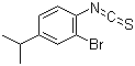 structure of CAS# 246166-33-6, 2-Bromo-4-isopropylphenyl isothiocyanate