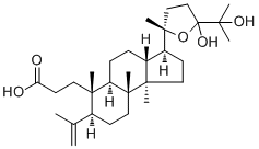 CAS # 246868-97-3, Aglinin A, (20S)-24,25-Dihydroxy-20,24-epoxy-3,4-secodammar-4(28)-en-3-oic acid, 20S,24-Epoxy-24,25-dihydroxy-3,4-secodammar-4(28)-en-3-oic acid