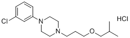 CAS # 2470441-00-8, Trazodone EP Impurity G (HCl), 1-(3-chlorophenyl)-4-[3-(2-methylpropoxy)propyl]piperazine,hydrochloride