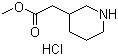 CAS 登录号：247259-31-0, 3-哌啶乙酸甲酯盐酸盐