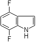 structure of CAS# 247564-55-2, 4,7-二氟-1H-吲哚