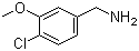 structure of CAS# 247569-42-2, 4-Chloro-3-methoxybenzenemethanamine
