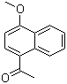 structure of CAS# 24764-66-7, 1-(4-Methoxy-1-naphthyl)ethanone