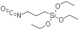structure of CAS# 24801-88-5, 3-Isocyanatopropyltriethoxysilane