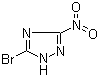 structure of CAS# 24807-56-5, 5-溴-3-硝基-1H-1,2,4-三唑