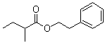 structure of CAS# 24817-51-4, 2-甲基丁酸苯乙基酯