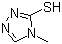 structure of CAS# 24854-43-1, 4-甲基-4H-3-巯基-1,2,4-三氮唑
