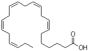 structure of CAS# 24880-45-3, Clupanodonic acid