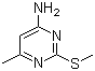 structure of CAS# 24888-93-5, 6-Methyl-2-(methylthio)-4-pyrimidinamine