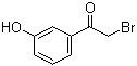 structure of CAS# 2491-37-4, 2-Bromo-3'-hydroxyacetophenone
