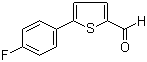 structure of CAS# 249504-38-9, 5-(4-氟苯基)噻吩-2-甲醛