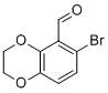 structure of CAS# 249636-65-5, 6-Bromo-2,3-dihydro-1,4-benzodioxin-5-carbaldehyde