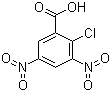 structure of CAS# 2497-91-8, 2-氯-3,5-二硝基苯甲酸