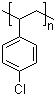 structure of CAS# 24991-47-7, Poly(4-chlorostyrene)