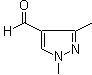 structure of CAS# 25016-12-0, 1,3-Dimethyl-1H-pyrazole-4-carboxaldehyde
