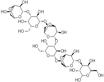 CAS # 25023-93-2, Neoagarohexaose, O-3,6-Anhydro-alpha-L-galactopyranosyl-(1→3)-O-beta-D-galactopyranosyl-(1→4)-O-3,6-anhydro-alpha-L-galactopyranosyl-(1→3)-O-beta-D-galactopyranosyl-(1→4)-O-3,6-anhydro-alpha-L-galactopyranosyl-(1→3)-D-galactose