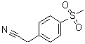 structure of CAS# 25025-07-4, 4-(甲基磺酰基)苯乙腈