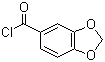 structure of CAS# 25054-53-9, Piperonyloyl chloride