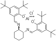 structure of CAS# 250611-13-3, (1R,2R)-(-)-1,2-环己二胺双(3,5-二叔丁基亚水杨基)氯化铝