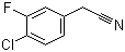 structure of CAS# 251570-03-3, 4-氯-3-氟苯乙腈