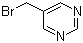 structure of CAS# 25198-96-3, 5-(Bromomethyl)pyrimidine