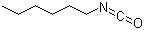 structure of CAS# 2525-62-4, 异氰酸己酯