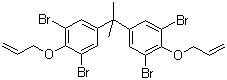 structure of CAS# 25327-89-3, 2,2',6,6'-Tetrabromobisphenol A diallyl ether