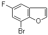 structure of CAS# 253429-19-5, 7-溴-5-氟苯并呋喃