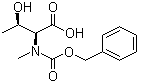 structure of CAS# 253595-72-1, N-Methyl-N-[(phenylmethoxy)carbonyl]-L-threonine