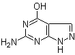 structure of CAS# 2537-04-4, 4-Hydroxy-6-aminopyrazolo[3,4-d]pyrimidine