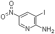 structure of CAS# 25391-56-4, 2-Amino-3-iodo-5-nitropyridine