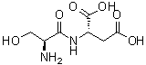 structure of CAS# 2543-31-9, L-丝氨酰-L-天冬氨酸