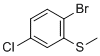 CAS # 255051-34-4, (2-Bromo-5-chlorophenyl)(methyl)sulfane, 1-bromo-4-chloro-2-methylsulfanylbenzene