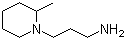 structure of CAS# 25560-00-3, 1-(3-Aminopropyl)-2-methylpiperidine