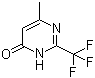 structure of CAS# 2557-79-1, 6-Methyl-2-(trifluoromethyl)pyrimidin-4(3H)-one
