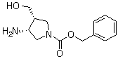 CAS # 255823-06-4, (3R,4R)-3-Amino-4-(hydroxymethyl)-1-pyrrolidinecarboxylic acid phenylmethyl ester