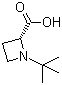 CAS # 255883-28-4, (2R)-1-(1,1-Dimethylethyl)-2-azetidinecarboxylic acid